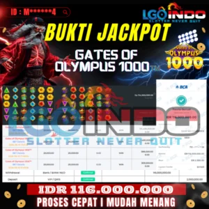 BUKTI JP LGOINDO HARI INI
