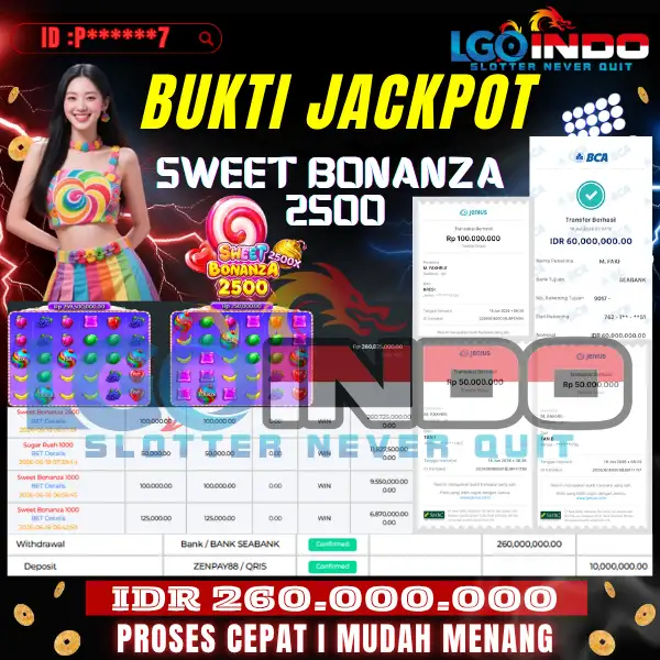 Bukti JP LgoIndo Hari Ini