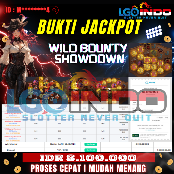 bukti JP lgoindo hari ini