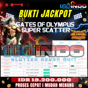 bukti JP lgoindo hari ini